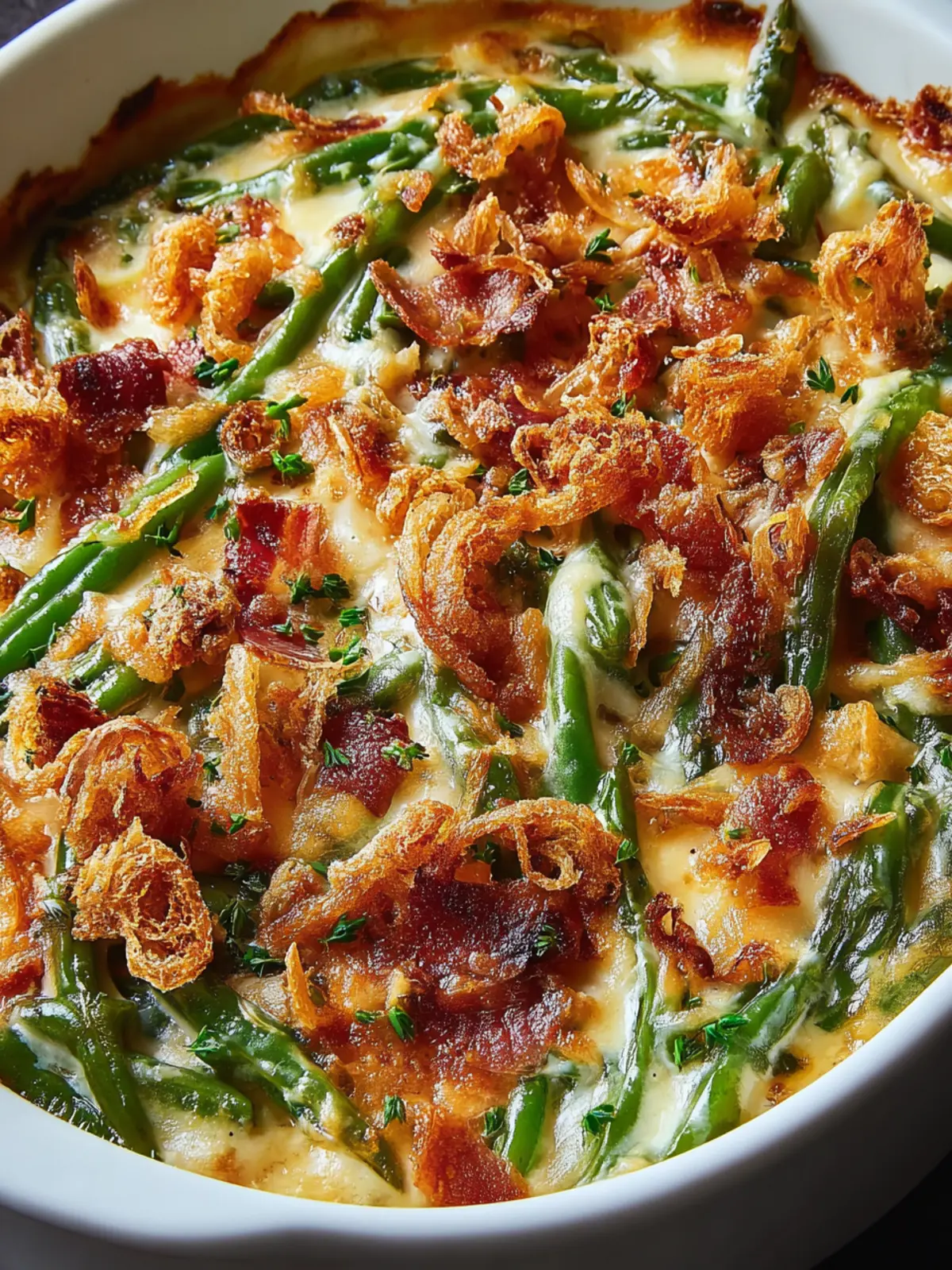Best-Ever Green Bean Casserole: Creamy & Crunchy Delight First Image