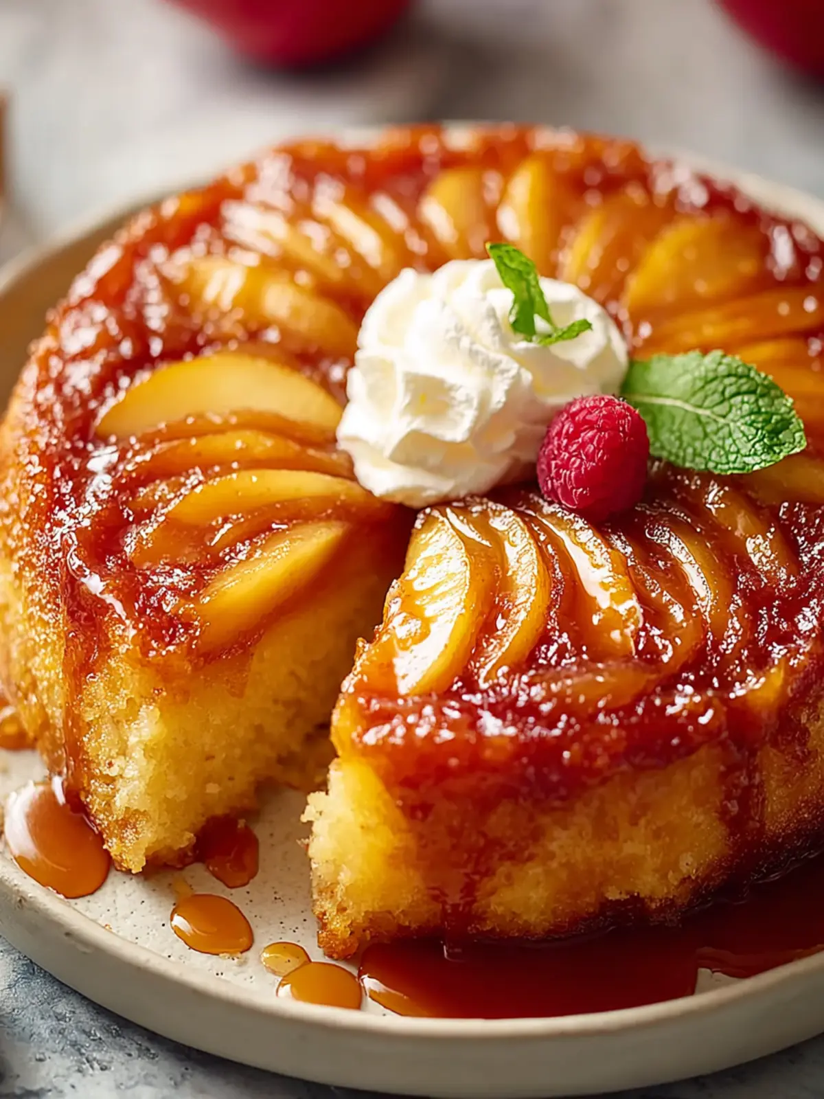Apple Upside Down Cake Recipe: Delicious & Easy Dessert First Image