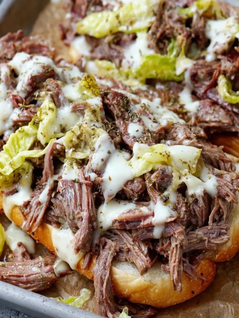 Healthy Crockpot Italian Beef First Image