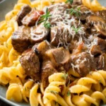 Slow Cooker Beef Stroganoff First Image