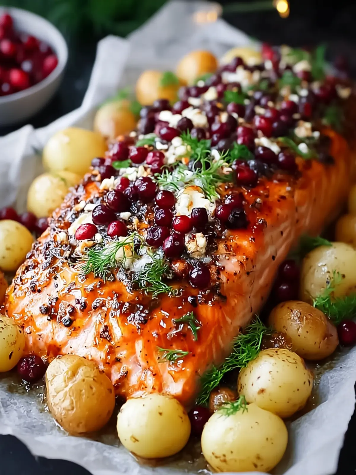 Christmas Baked Salmon with Honey Glaze for Festive Feasts First Image