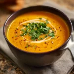 Red Lentil and Carrot Soup First Image