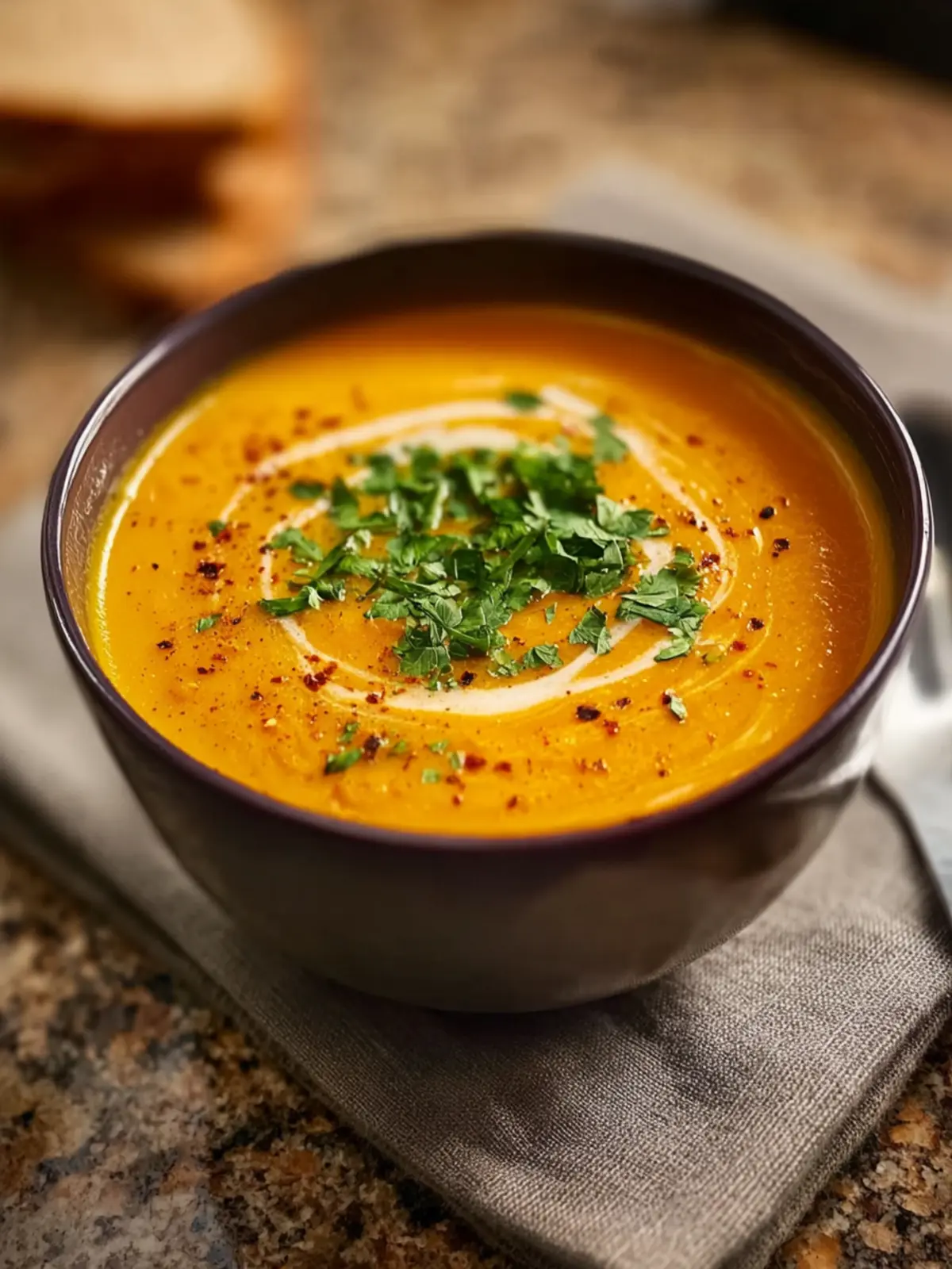 Red Lentil and Carrot Soup First Image
