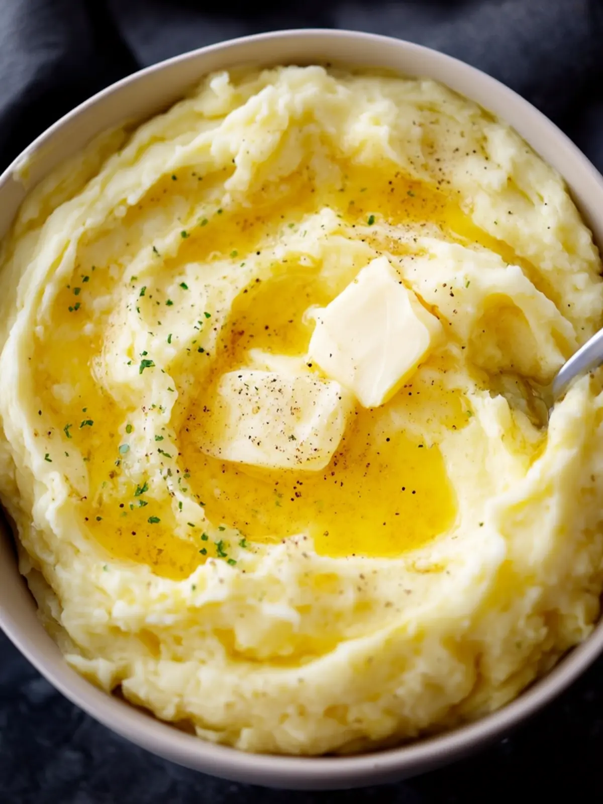 Slow Cooker Mashed Potatoes First Image