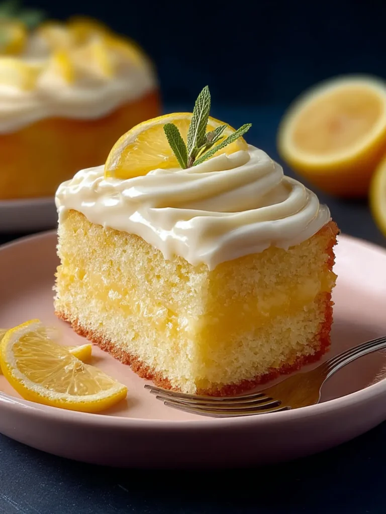 Lemon Cake Recipe First Image