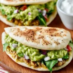 Spicy Avocado in Low-Carb Pita Bread First Image