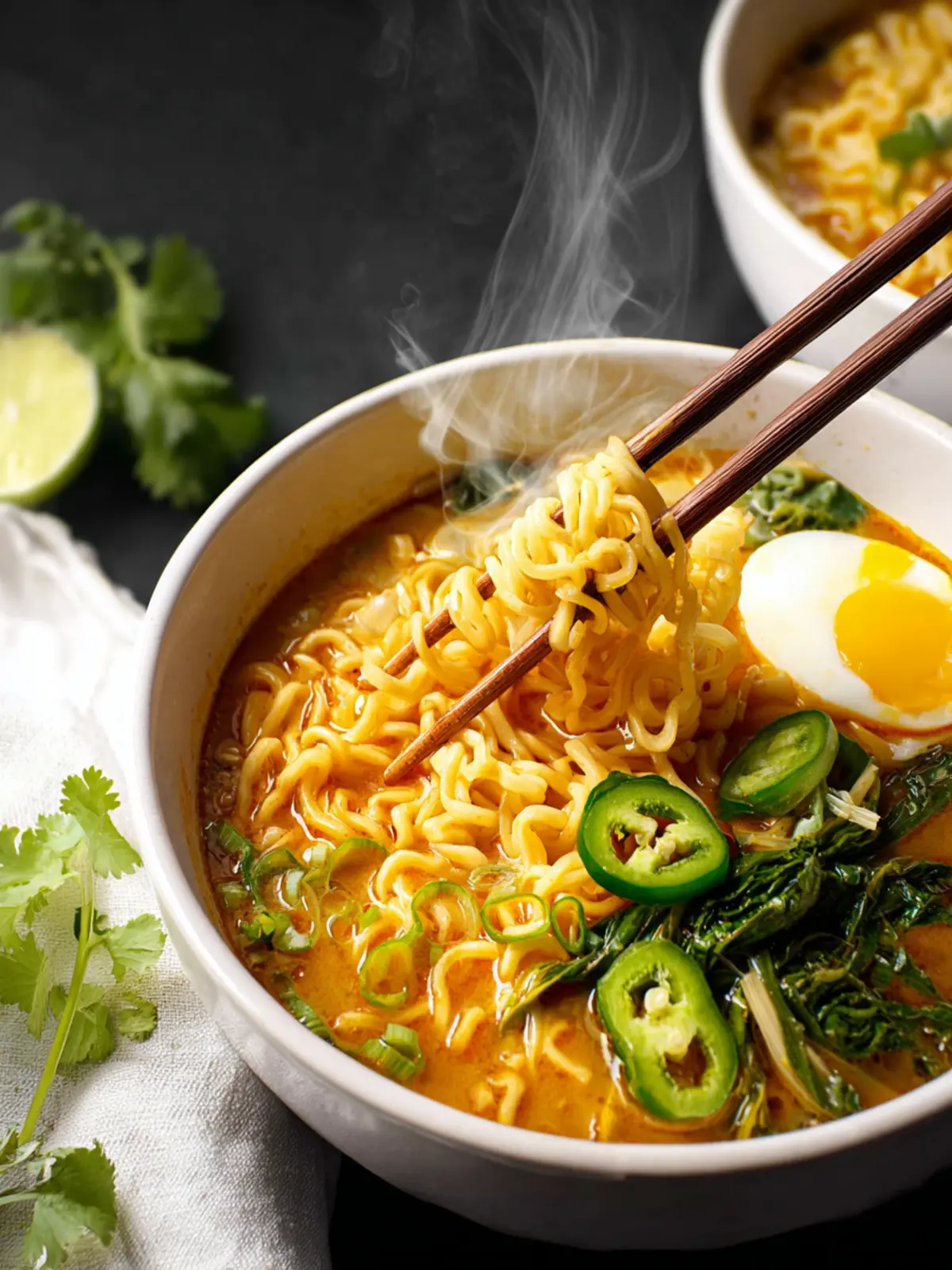 Vegan Curry Ramen Noodles First Image
