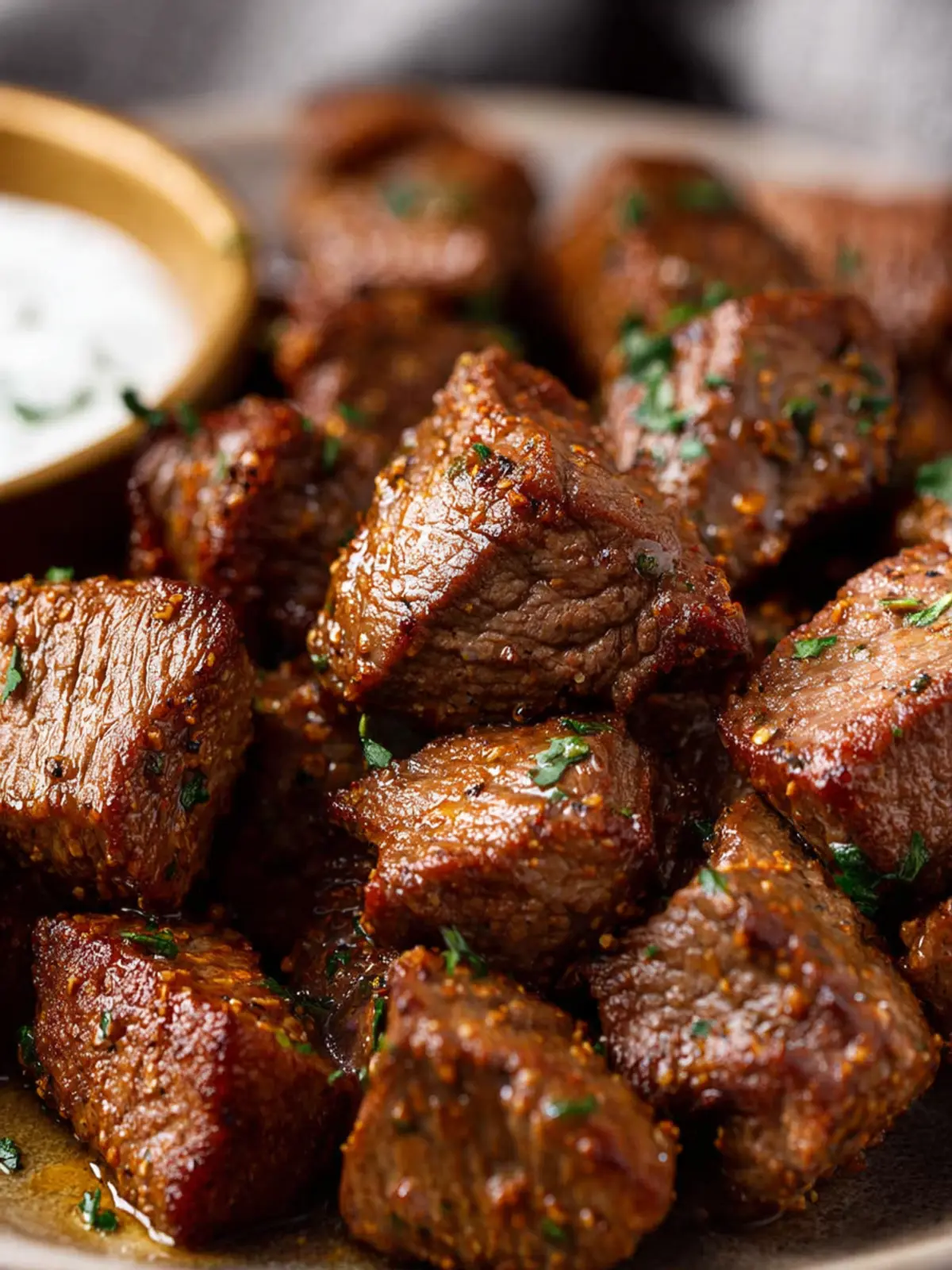 Air Fryer Steak Bites First Image
