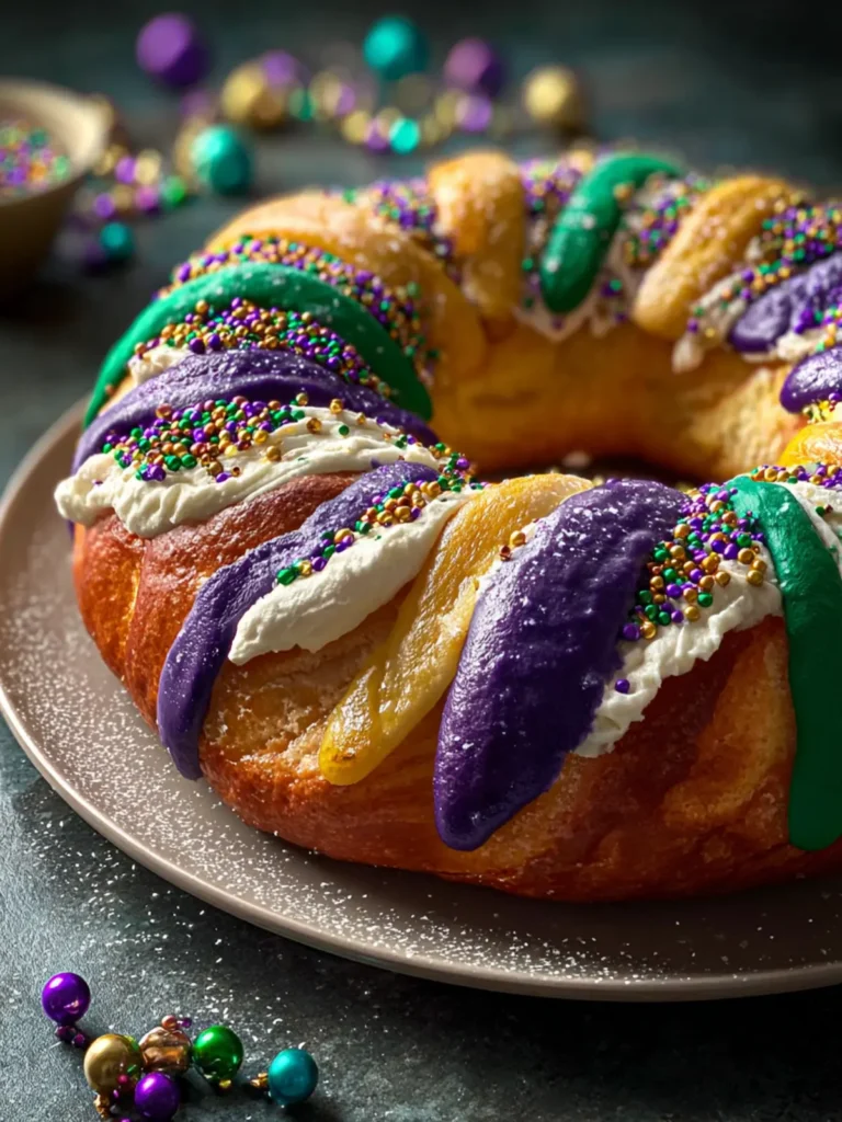 King Cake Recipe First Image