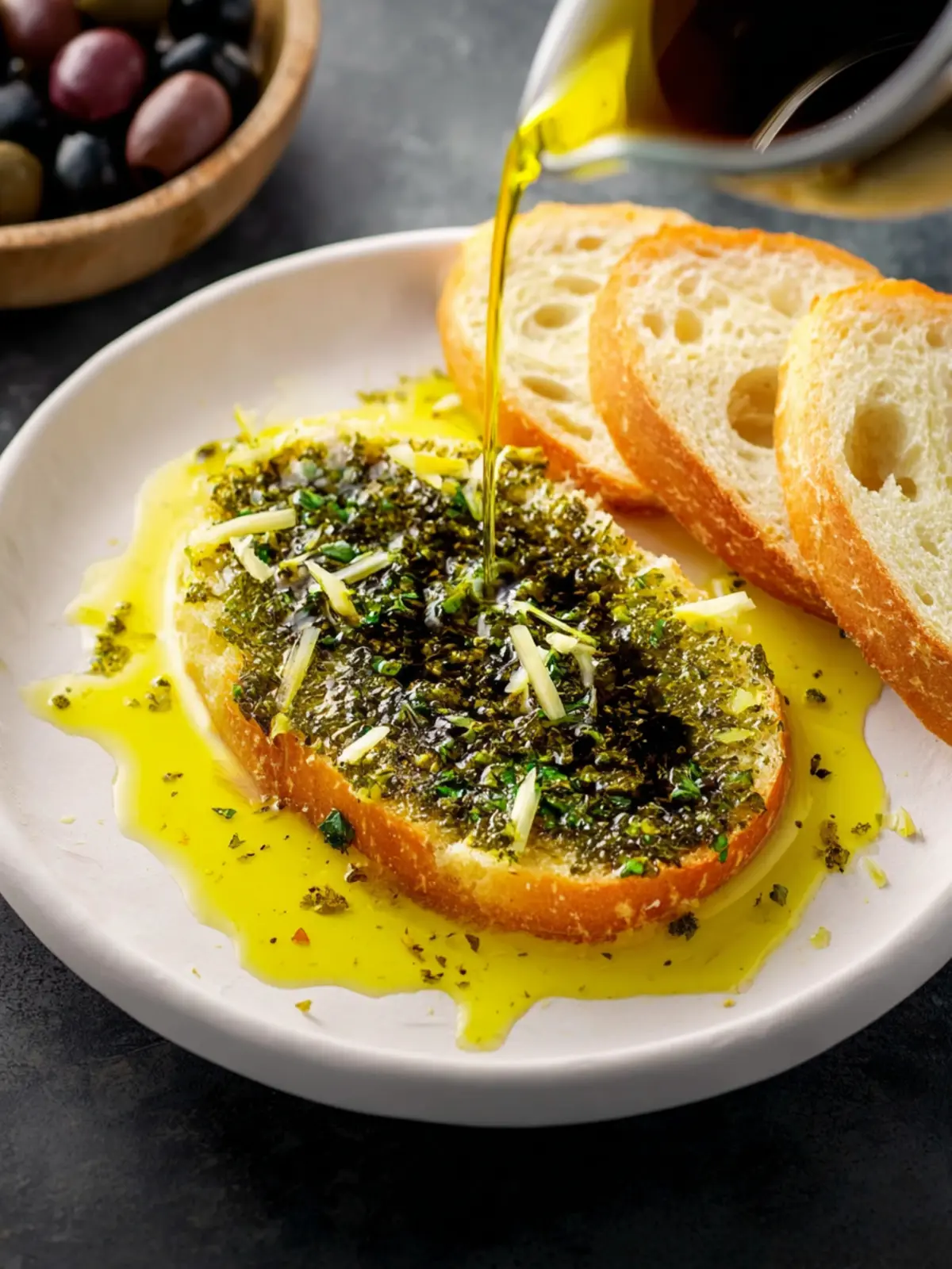 Olive Oil Bread Dip First Image