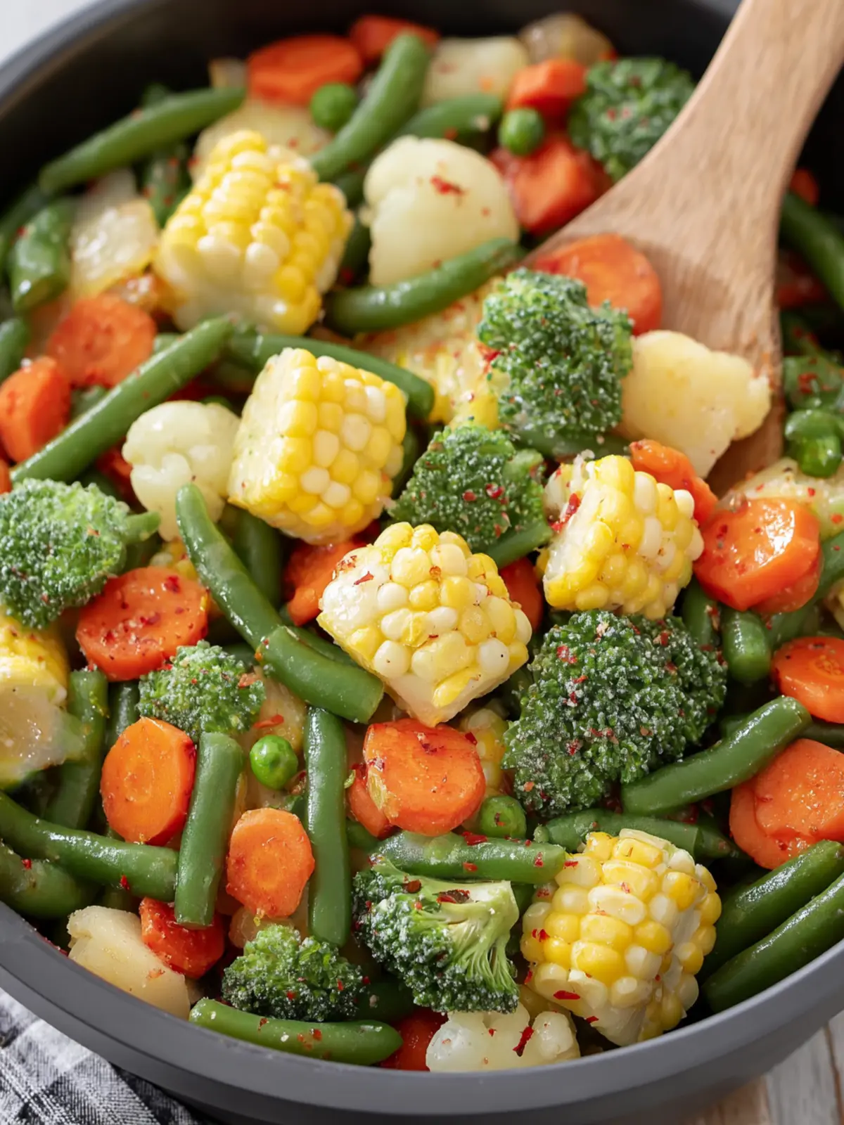 Air Fryer Frozen Vegetables (No Oil) First Image