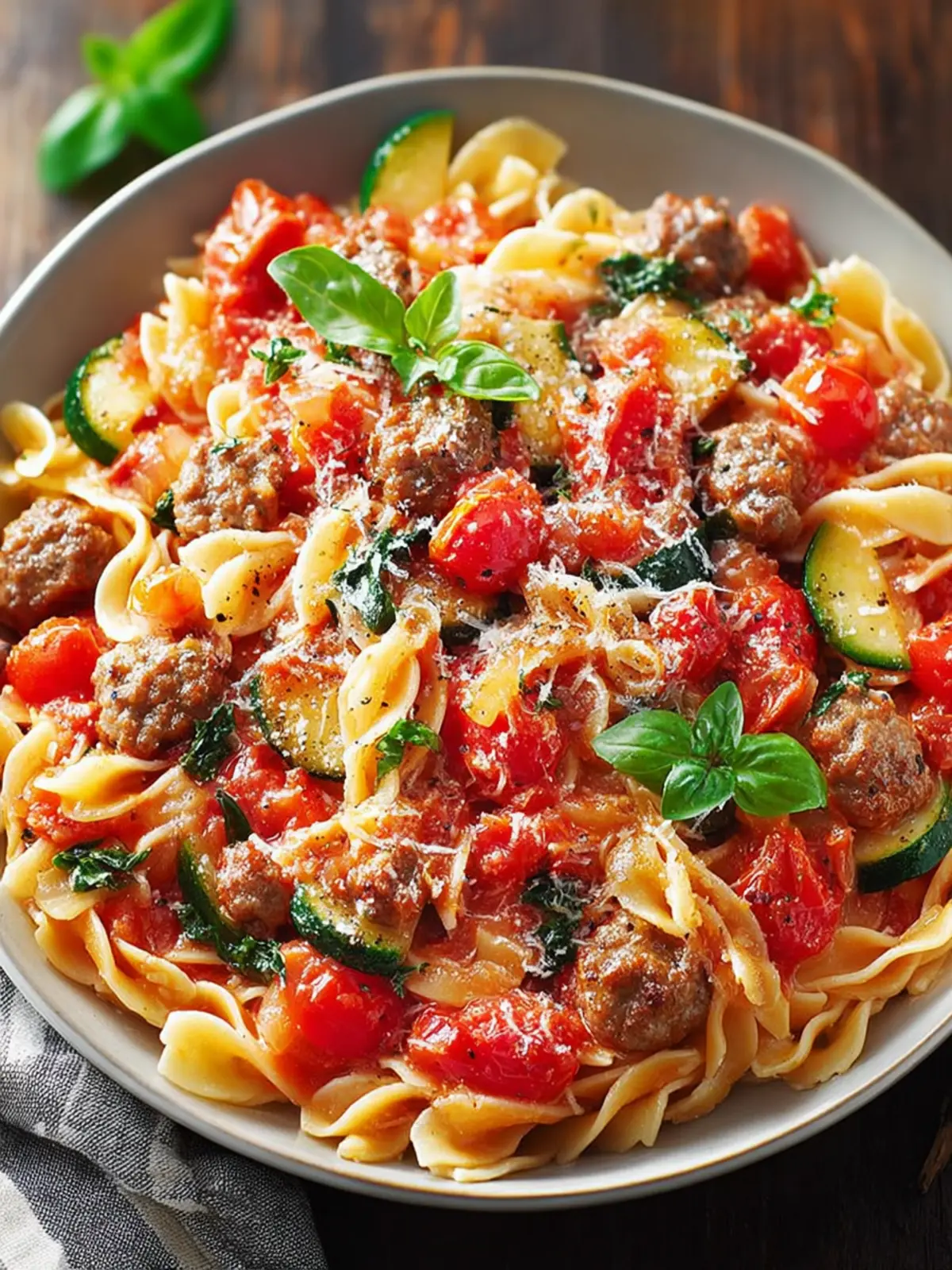 30-Minute Sausage & Vegetable Pasta: The Ultimate Weeknight Comfort Meal First Image