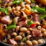 Savory Crock Pot Southern Black-Eyed Peas With Ham Hock First Image