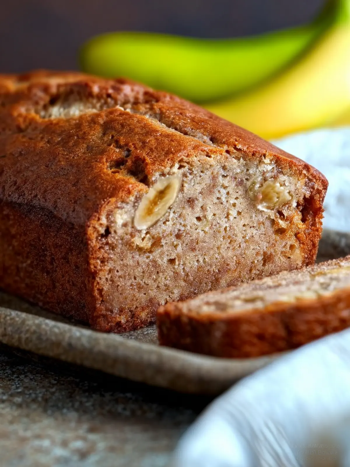 4 Ingredient Banana Bread First Image