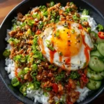 Bang Bang Ground Turkey Rice Bowls First Image
