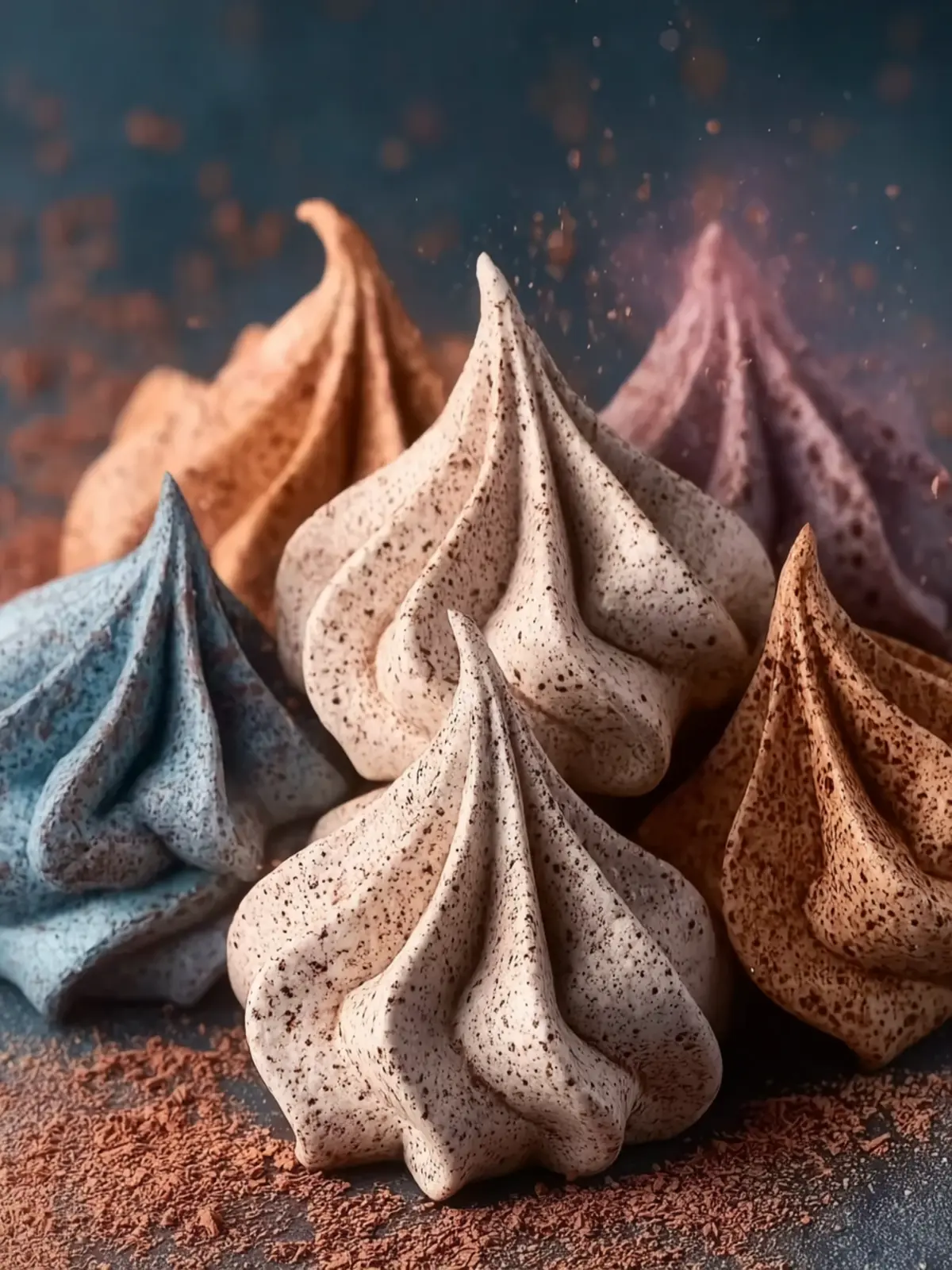 Chocolate Meringue Cookies First Image