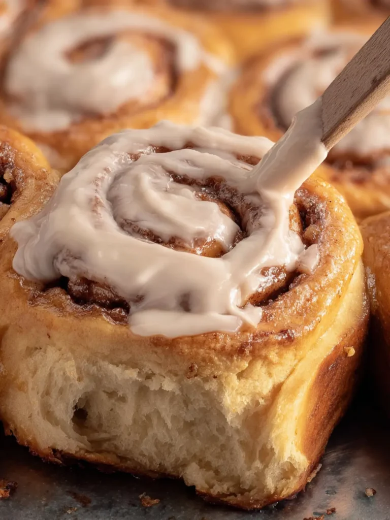Cinnamon Roll Icing Recipe First Image