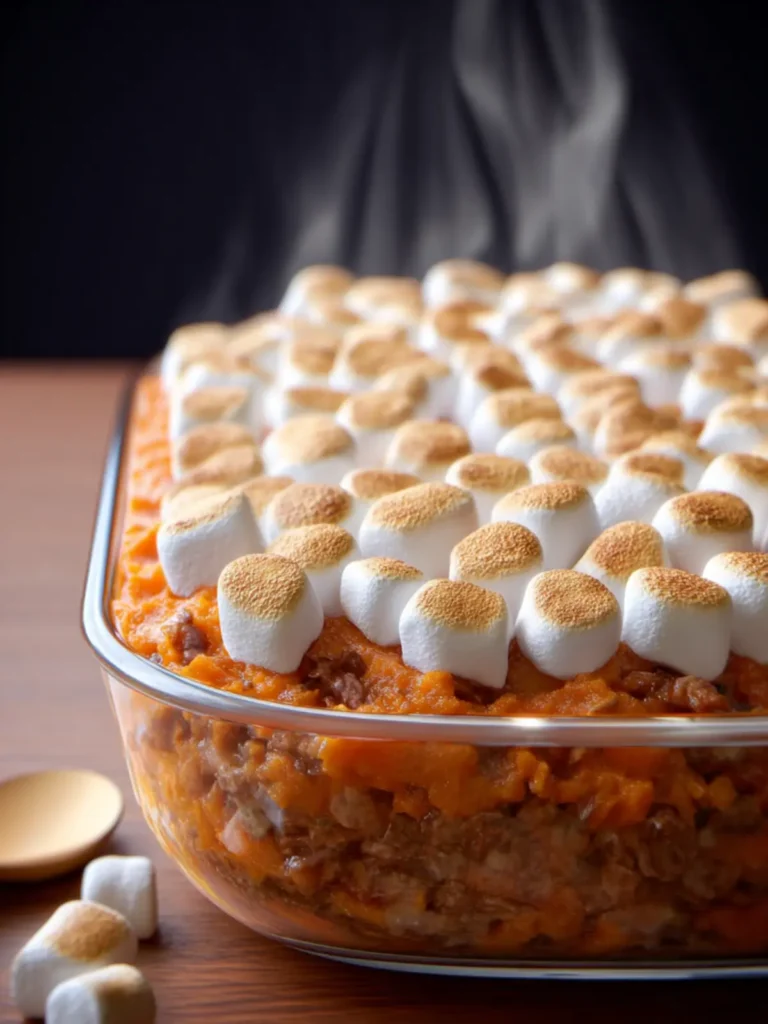 Easy Sweet Potato Casserole (with Marshmallows) First Image