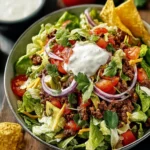 Flavorful Taco Salad Lunch First Image