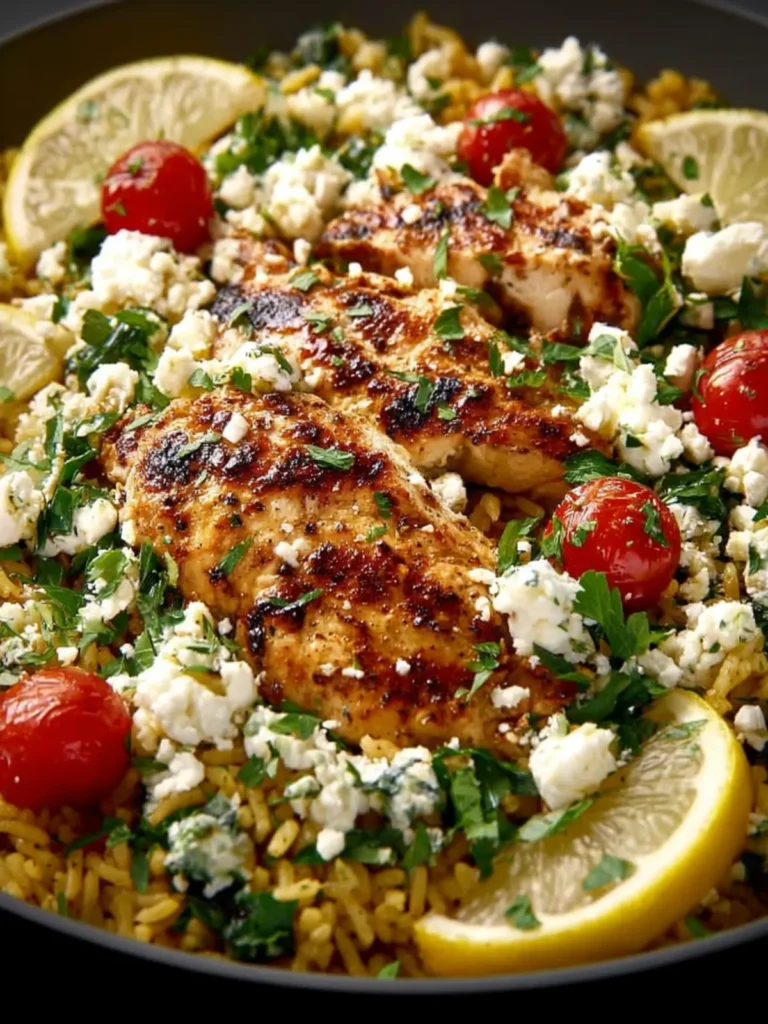 Greek Chicken Lemon Rice First Image