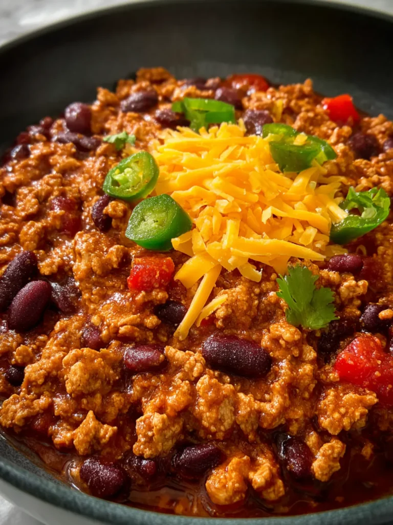 Ground Chicken Chili First Image