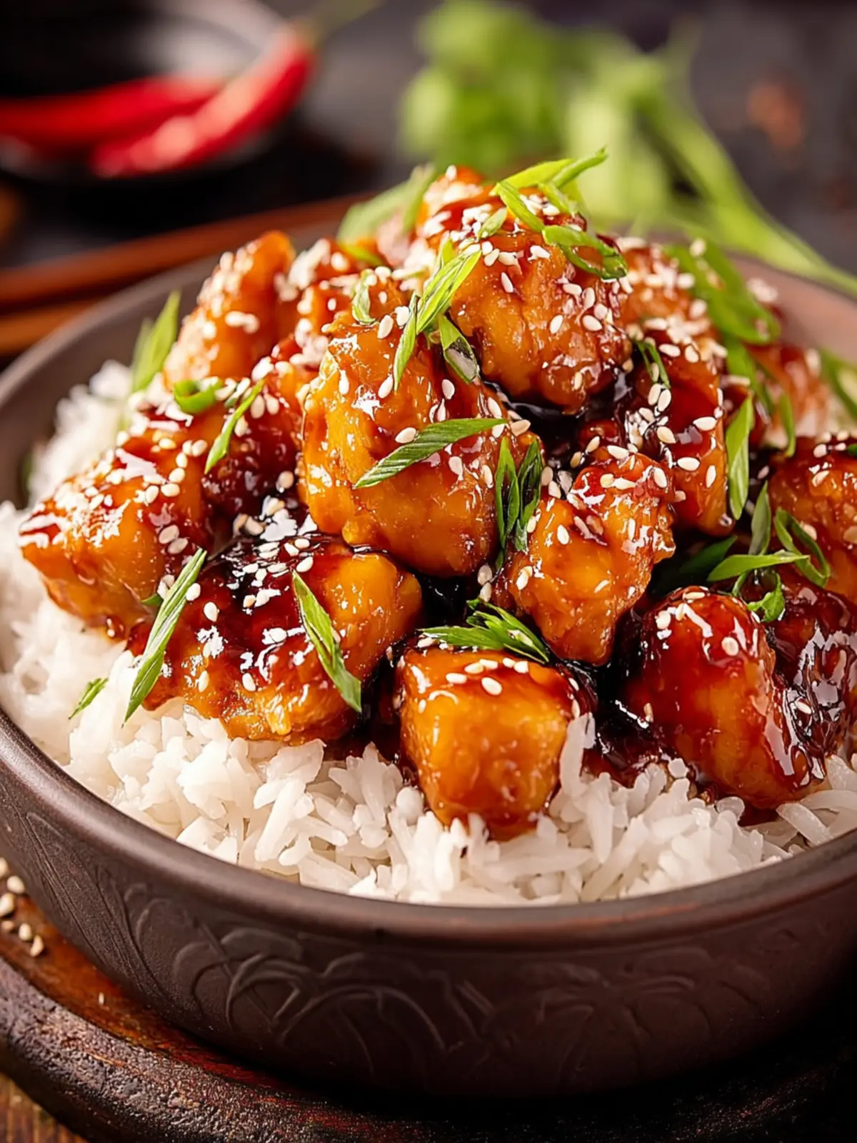 Irresistible Bourbon Chicken First Image