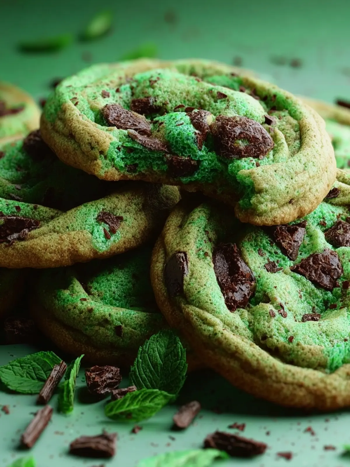 Mint Chocolate Chip Cookies: A Minty Chocolate Delight First Image