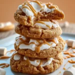 Soft and Chewy Fluffernutter Cookies First Image