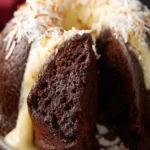 Coconut Filled Chocolate Bundt Cake First Image