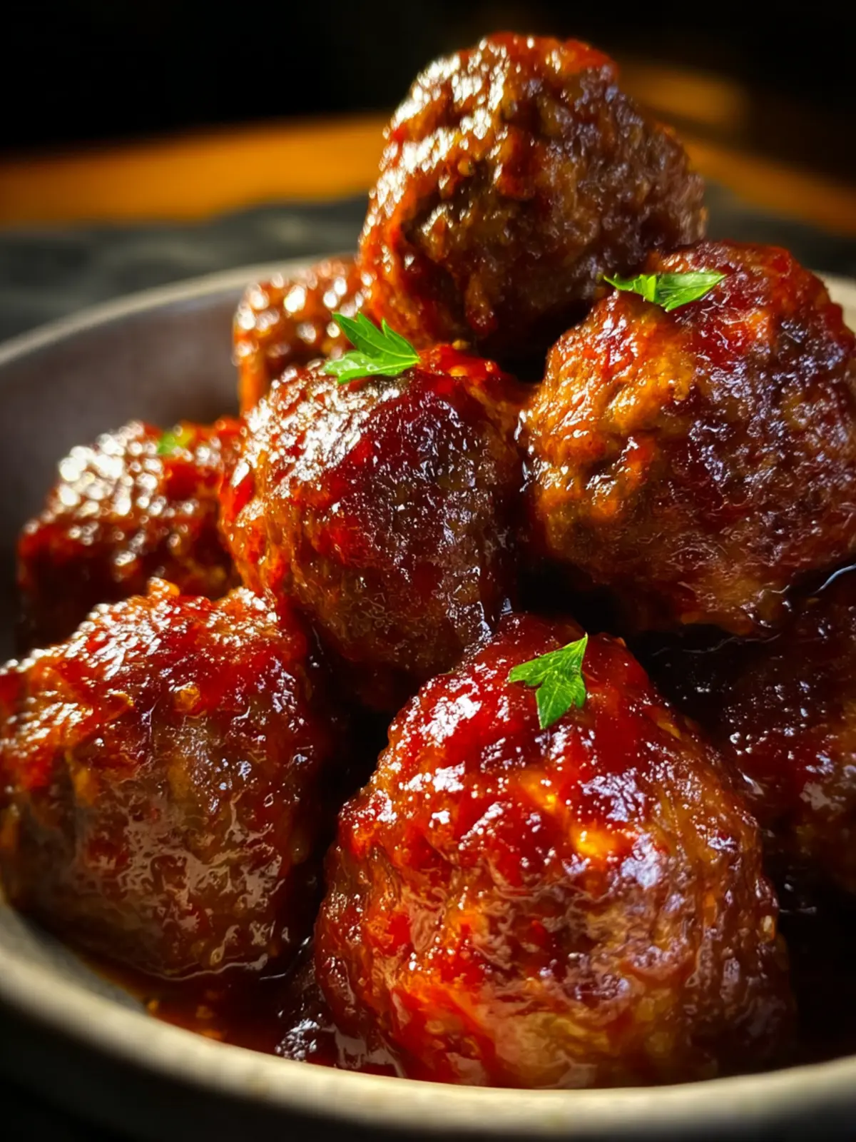 Mississippi Meatballs in the Crock Pot First Image