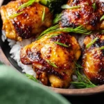 Air Fryer Honey Mustard Chicken Thighs First Image