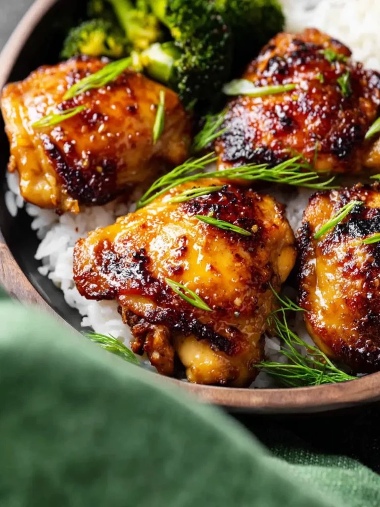 Air Fryer Honey Mustard Chicken Thighs First Image