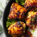 Air Fryer Honey Mustard Chicken Thighs First Image