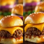 Cheeseburger Sliders Easy Recipe First Image