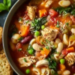 Chicken Minestrone Soup First Image