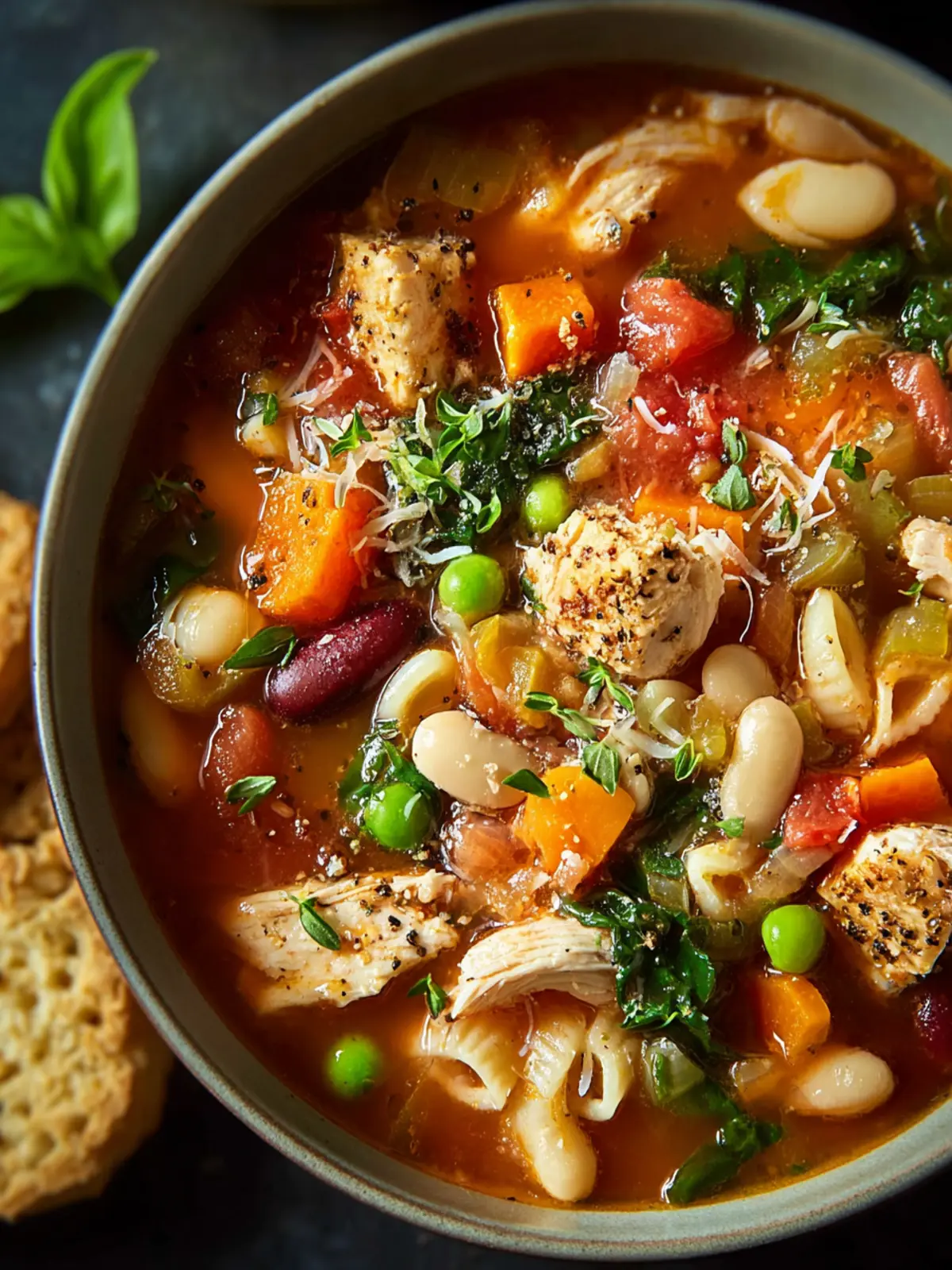 Chicken Minestrone Soup First Image