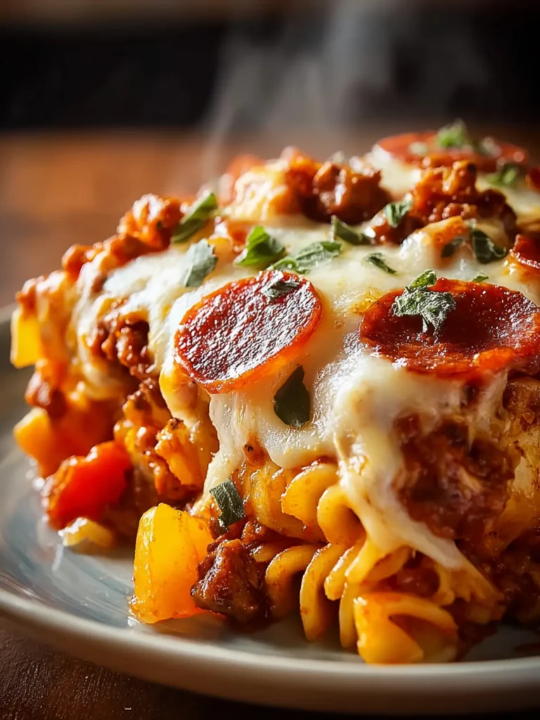 Crockpot Pizza Casserole First Image