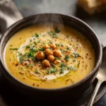 Easy Garlic Chickpea Soup First Image