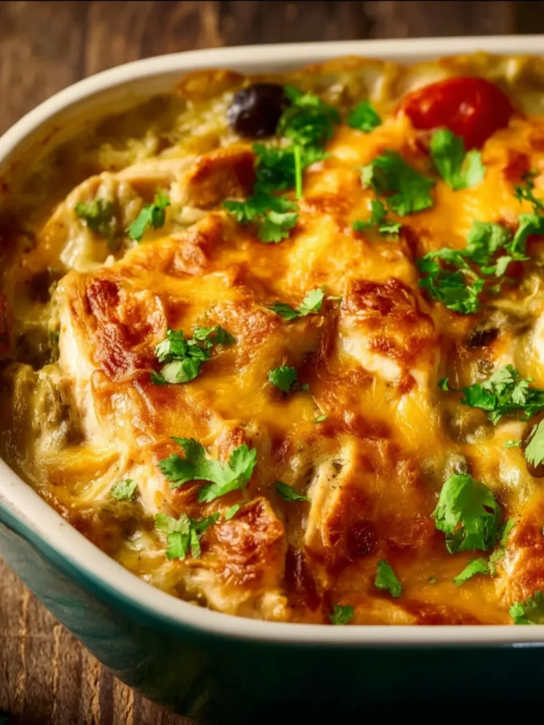 Green Chile Chicken Casserole First Image