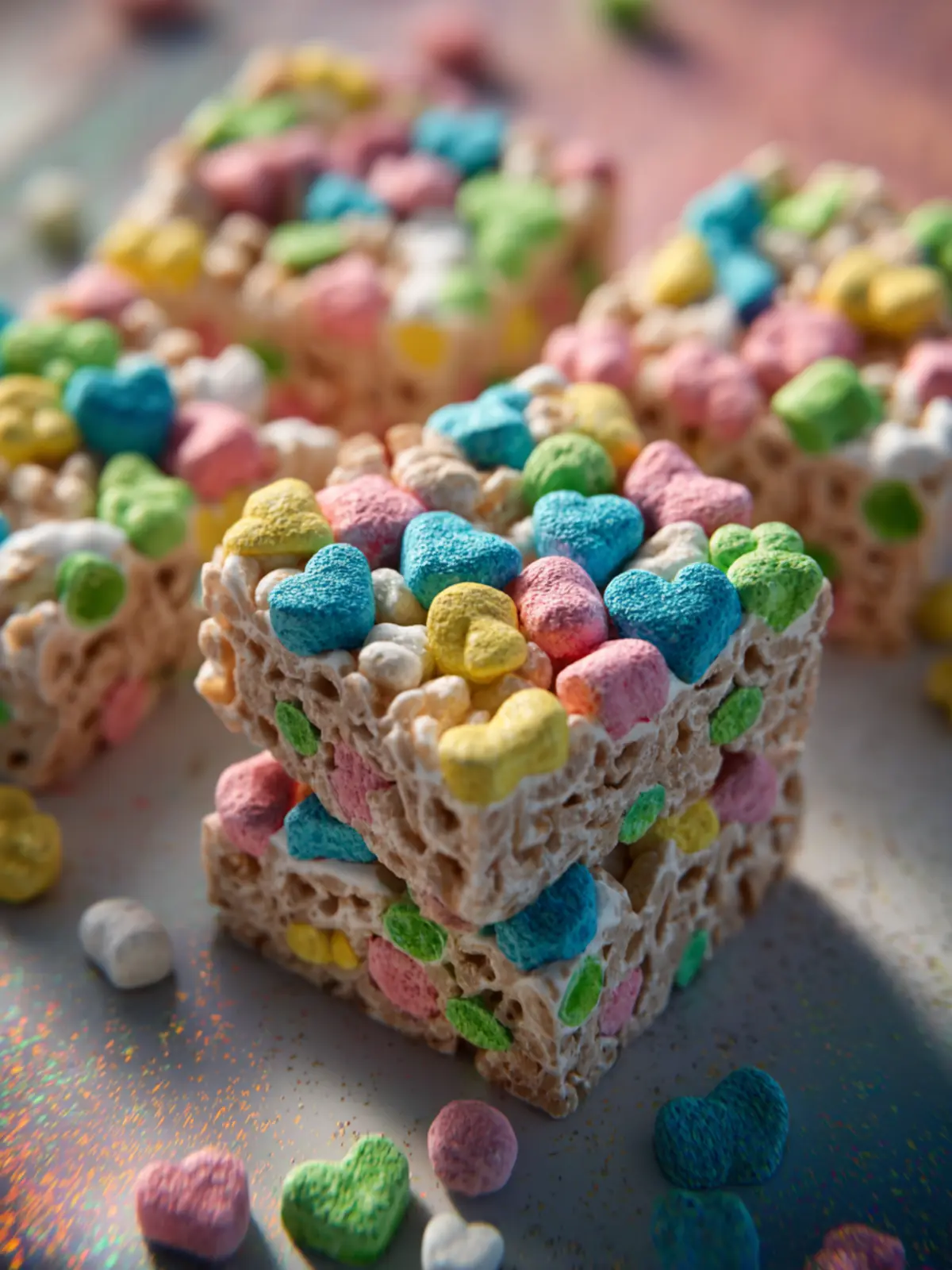 Lucky Charms Marshmallow Treats (No Bake) First Image