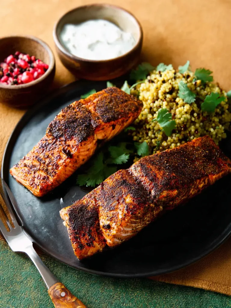 Spice Rubbed Salmon with Sumac First Image
