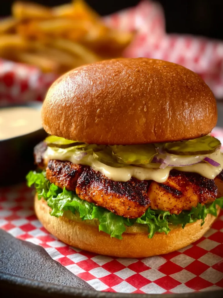 Blackened Chicken Sandwich First Image