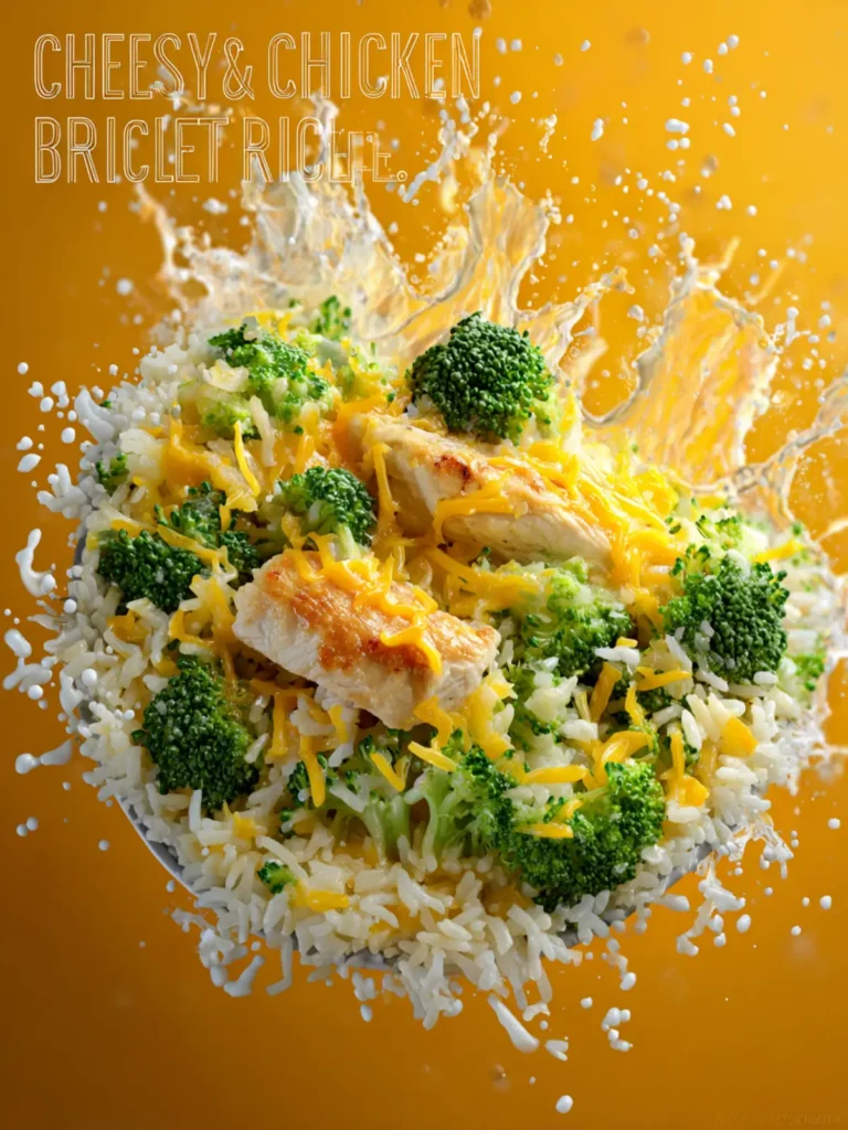 Cheesy Chicken Broccoli & Rice Skillet First Image