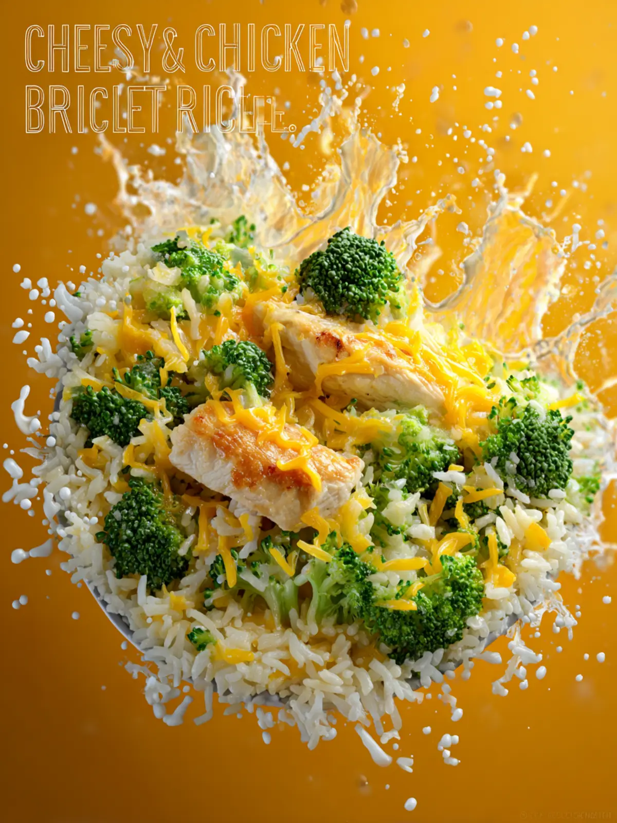 Cheesy Chicken Broccoli & Rice Skillet First Image