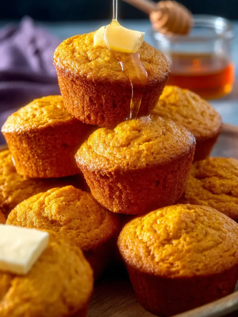 Jiffy Sweet Potato Cornbread Muffins First Image