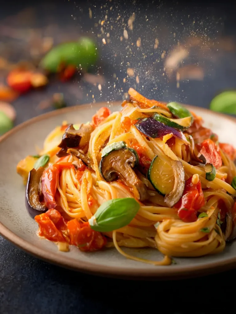 Roasted Vegetable Pasta First Image