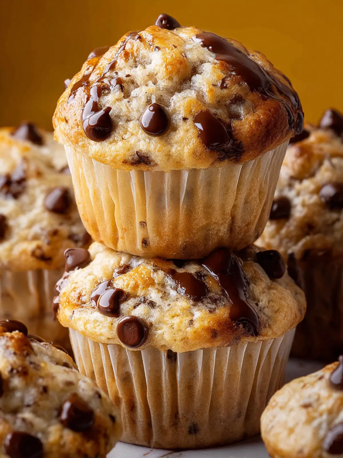 banana yogurt muffins First Image