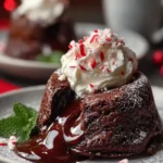 peppermint mocha lava cakes First Image