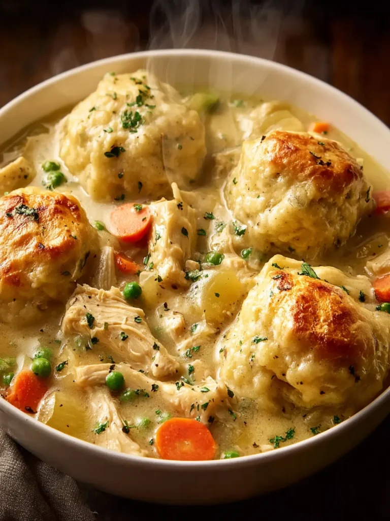 Chicken and Dumplings with Biscuits First Image
