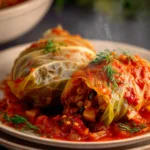 Easy Vegan Stuffed Cabbage Rolls First Image
